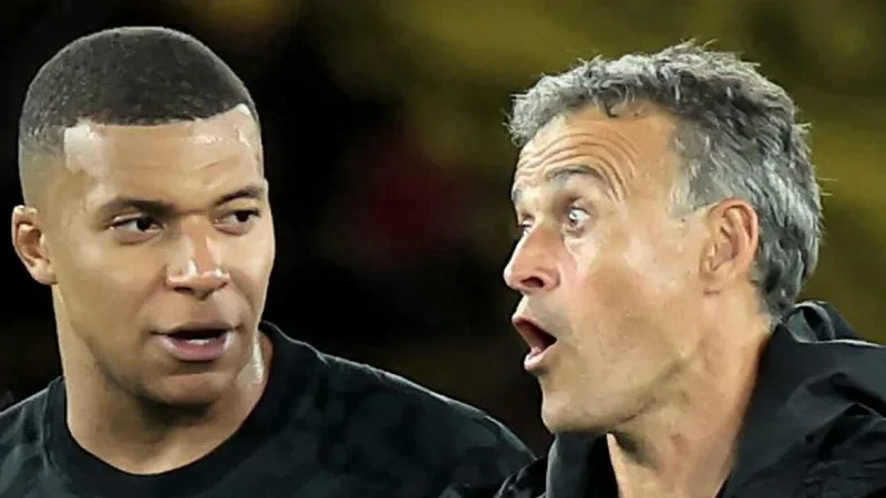 Luis Enrique CLASH Mbappé