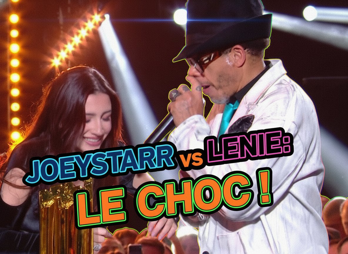 NRJ Music Awards : L'échange tendu entre JoeyStarr et Lenie, l'ex-candidate de la Star Academy 8 échange tendu entre JoeyStarr et Lenie