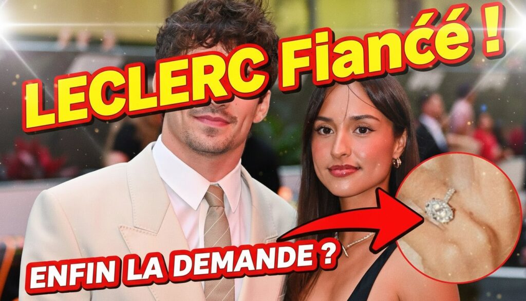 Charles Leclerc et Alexandra Saint Mleux : fiançailles, demande en mariage, chien complice, F1 5 Charles Leclerc et Alexandra Saint Mleux
