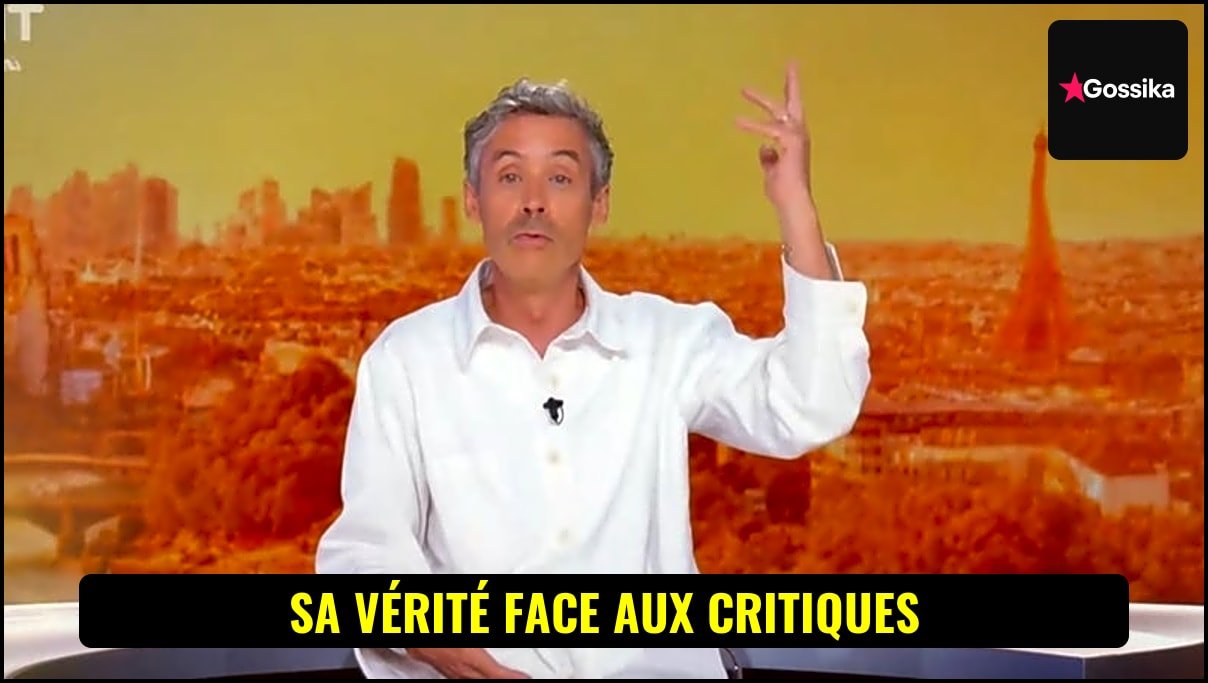 Yann Barthès s'exprimant publiquement sur une blague controversée
