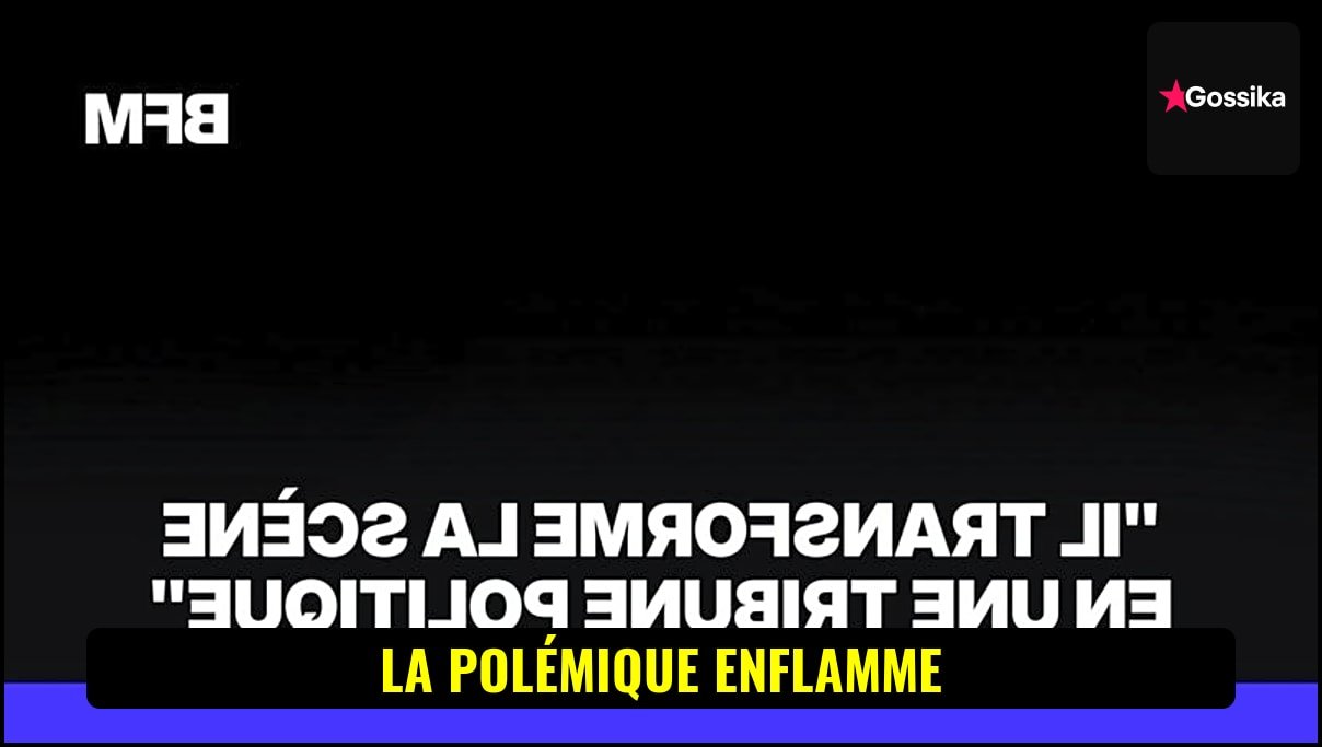 Macklemore Palestine : la polémique enflamme la toile, P!nk ciblée par une pétition 6 Le rappeur Macklemore sur scène, micro à la main, lors d'un concert engagé.