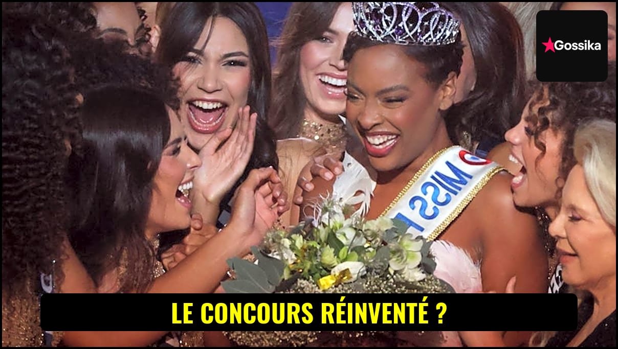 Une femme couronnée souriante, symbolisant le concours Miss France.
