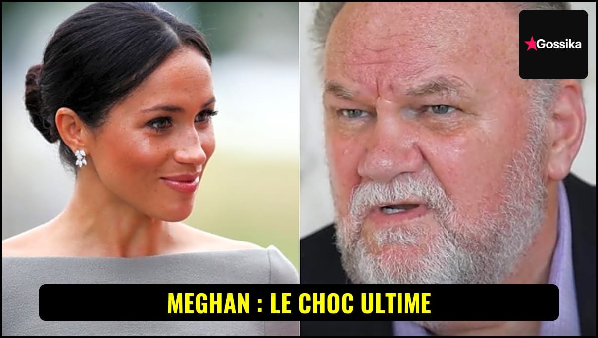 Meghan Markle avec une expression préoccupée suite aux accusations visant son père Thomas Markle.